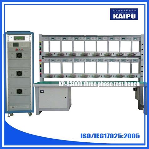 Kp S3000 Three Phase Energy Meter Calibration Test Bench 16 Position