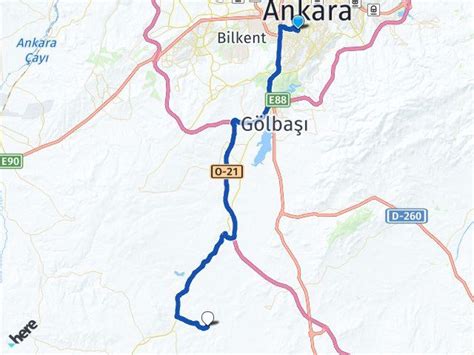 Ankara Ankaya Harbiye Dikilita G Lba Aras Ka Km Yol Tarifi