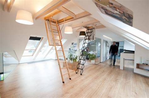 High Ceiling Attic Ladder Shelly Lighting