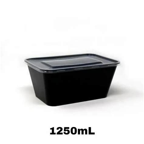 Ml Rectangular Air Tight Recyclable Plastic Food Containers At Rs