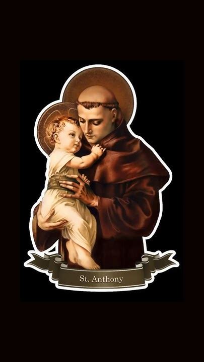 Prayer Imploring The Intercession Of Saint Anthony Novena Of Saint Anthony Of Padua Youtube