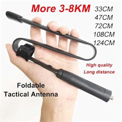 High Quality Baofeng Uv R Uv R Foldable Cs Tactical Antenna For