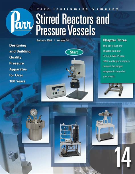 Pdf Parr Instrument Company Stirred Reactors And Pressure Stirred Reactors And Pressure