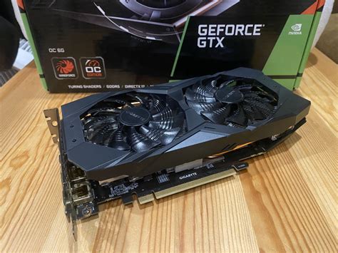 การ์ดจอ GIGABYTE GTX 1660 OC 6GB สภาพดี มือสอง กล่องครบ - Overclockzone ...