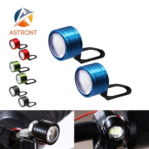 Pair Motorcycle Eagle Eye Led Light W Bracket Led Shopee Philippines