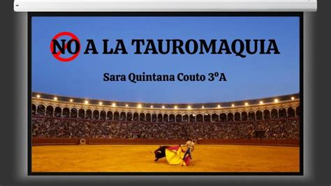 No A La Tauromaquia