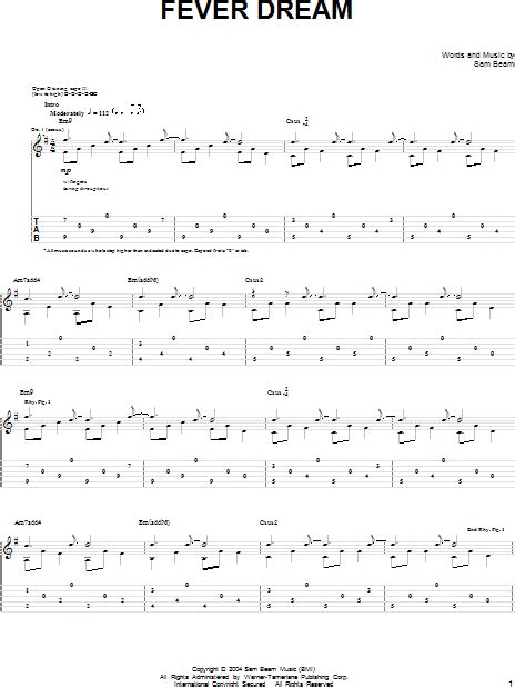 Fever Dream Easy Guitar Zzounds