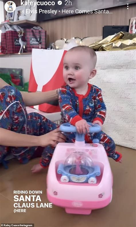 Kaley Cuoco And Tom Pelphrey Celebrate Their First Christmas As Parents