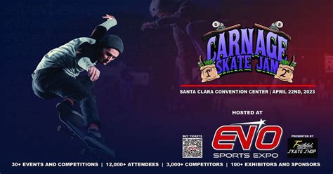 Carnage Skate Jam Held At The Evo Sports Expo Santa Clara Convention