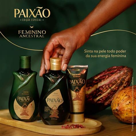 Paixão Cacau E Pimenta Rosa - Óleo Corporal Deo Paixão Cacau e Pimenta Rosa 200ml