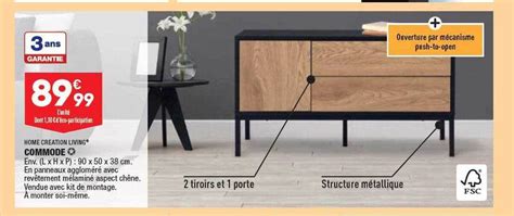 Promo Commode Home Cr Ation Living Chez Aldi