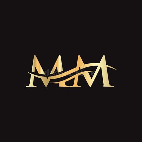 MM Logo. Monogram Letter MM Logo Design Vector Stock Vector ...