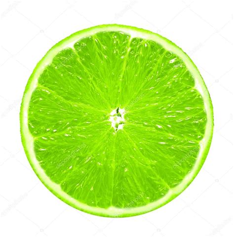 Green Lemon Slice Stock Photo Valentinar