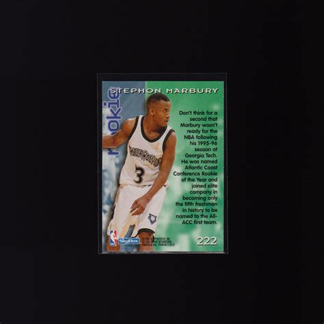 Rare Skybox Premium Stephon Marbury Rookie Card