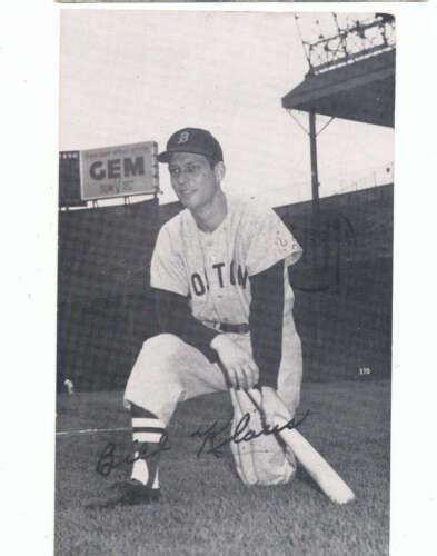 Bill Klaus Boston Red Sox Signed JD McCarthy 1955 Post Card Bn1 EBay