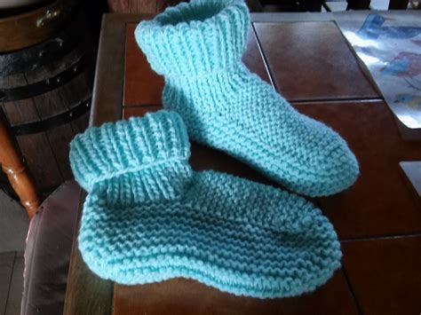 Adultes Chaussons Au Tricot