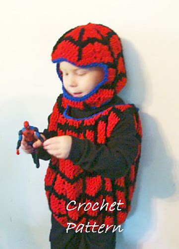 Ravelry 462 Red Spider Web Toddler Costume Pattern By Sandy Powers