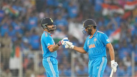 World Cup 2023 top run scorers: Rohit Sharma leads, Virat Kohli close ...