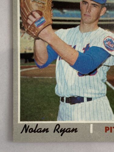 Topps Nolan Ryan Ex Mint Rare Centering Amazing Mets Ebay