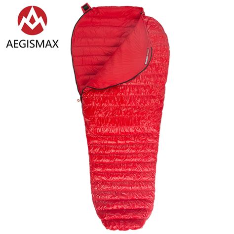 Aegismax Saco De Dormir Nano Nano2 Ultraleve Campismo 95 Ganso Branco 3