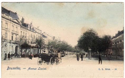 Bruxelles Bruxelles Avenue Louise Voir Attelage Carte