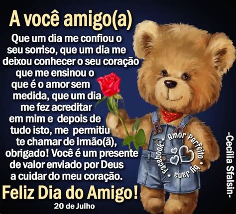 Dia Do Amigo Imagens Mensagens E Frases Para Whatsapp Recadosonline