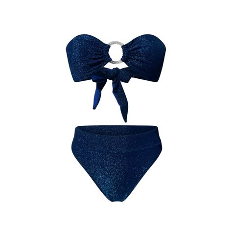 Blue Bikini Madeleine Simon Luxury Designer Coveti