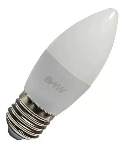 Lámpara Led Vela 5w Luz Cálida E27 Baw Color De La Luz Blanco Cálido