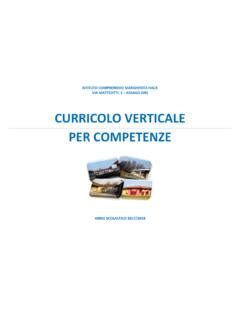 Curricolo Verticale Per Competenze Curricolo Verticale Per Competenze