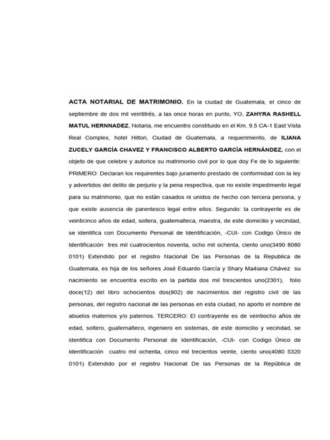 Acta Notarial De Nombramiento Como Administrador Unico Y Representante