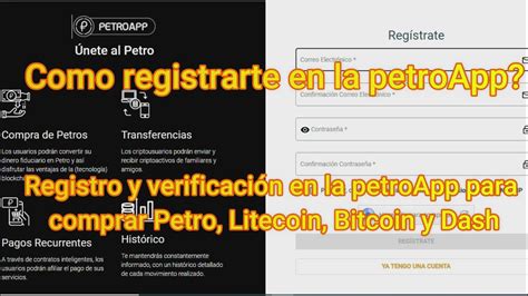 Como Registrarte En La Petroapp Registro Y Verificaci N Petroapp