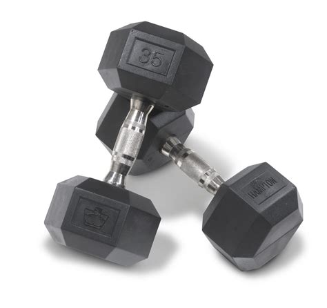 Lb Hampton Dura Bell Hex Urethane Dumbbell Set Demo Primo Fitness