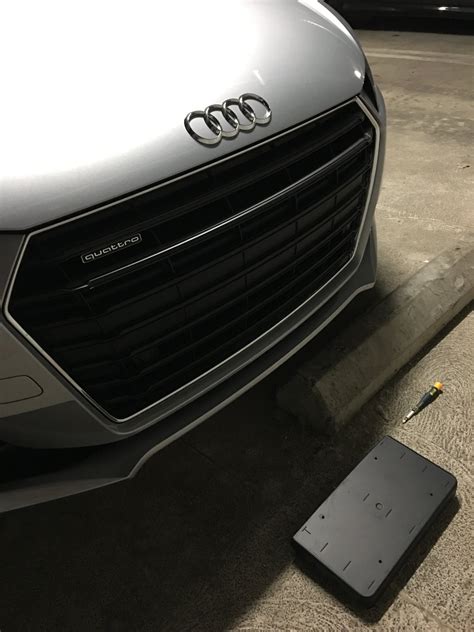 Removing Front License Plate Holder Audiworld Forums