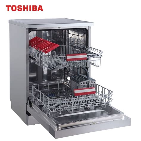 Toshiba DW14F1 Free Standing Dishwasher 14 Place 11L BHB