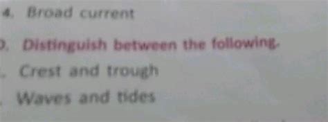 The vertical distance between the crest and trough of the wave is ...