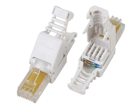 Rj45 Toolless Plug 8p8c Male Rj45 Utp Toolless Plug Cat5e Connector Buy Electrical Plug