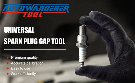 Amazon AutoWanderer Tool Universal Spark Plug Gap Tool With Feeler