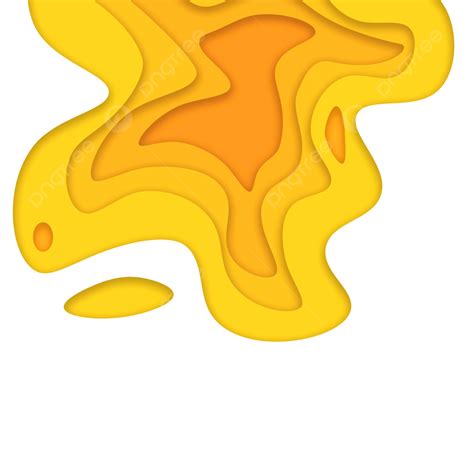 Fondo De Sombreado Amarillo Viento Cortado En Papel Png Corte De