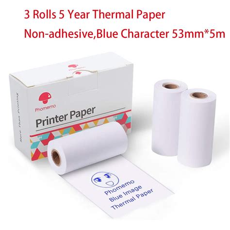 Thermal Paper Phomemo Printable Sticker Self Adhes Grandado