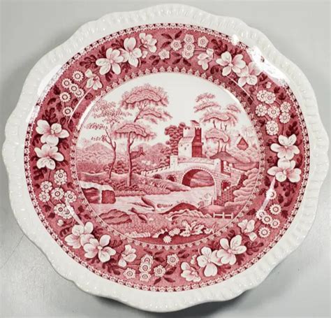 COPELAND SPODE PINK Tower Porzellan Keramik Vintage England