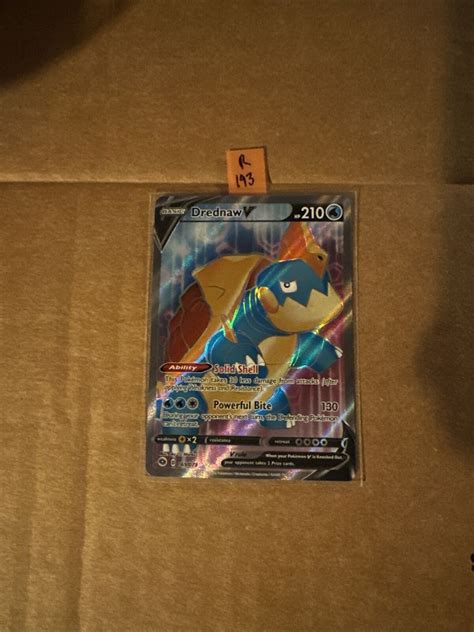 Pokémon TCG Drednaw V Champion s Path 069 073 Holo Full Art Near Mint