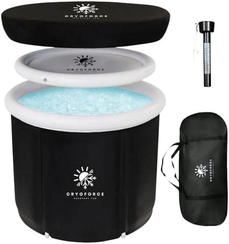 Large Ice Bath For Athletes Portable Free Standing Cold Plunge Tub