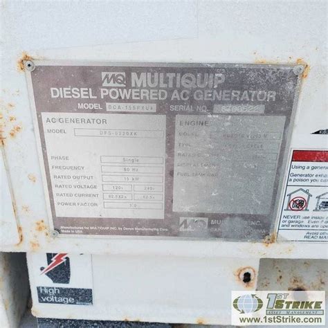 Multiquip 15kw Generator Other Calgary Kijiji