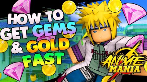 CODES HOW TO GET GEMS GOLD FAST IN ANIME MANIA YouTube