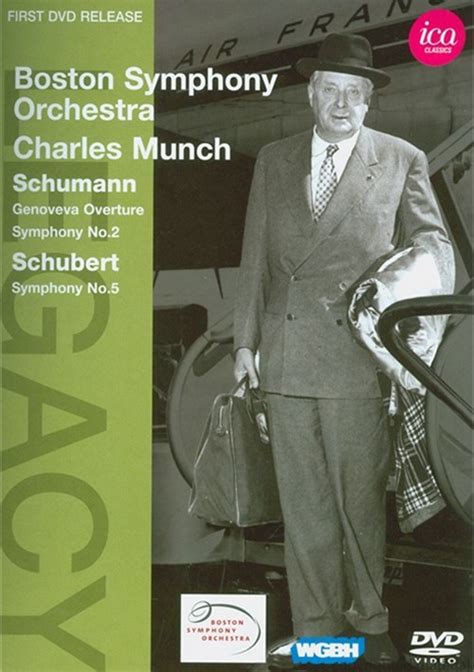 Boston Symphony Orchestra Charles Munch Schumann Schubert DVD