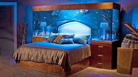 Aquarium Bed! Top 10 Unbelievably Cool Aquariums | Small bedroom decor ...