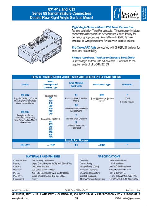891-012-25PT-BRS_5047062.PDF Datasheet Download --- IC-ON-LINE