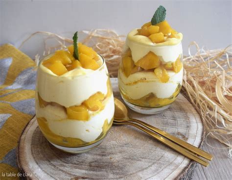 Mousse Au Mascarpone Et Mangue Recette Base De Mangue Verrines