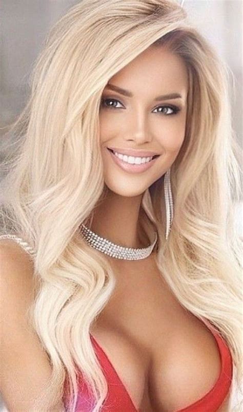 Beautiful Women Hair Style Look Eyes Blonde Beauty Beautiful Blonde