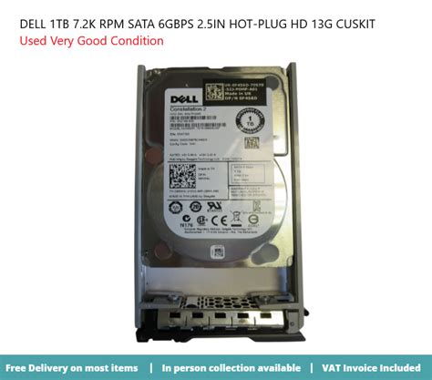 Dell Tb K Rpm Sata Gbps In Hot Plug Hd G Cuskit Silicon Alley